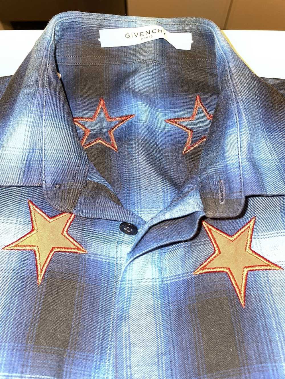Givenchy Givenchy Plaid Blue Red Star - image 4