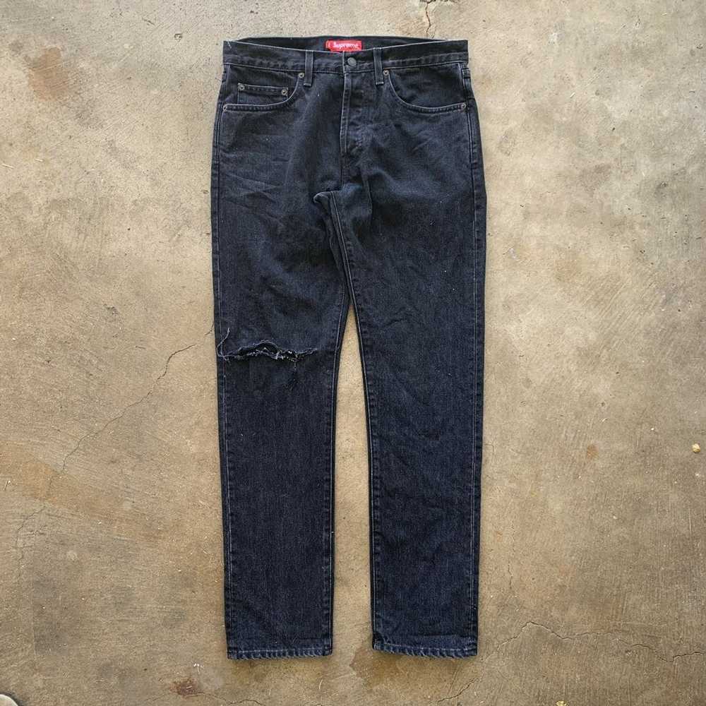 Supreme Washed Regular Jeans SS19(Size 30) Great Condition Light Wash Pants  Rare