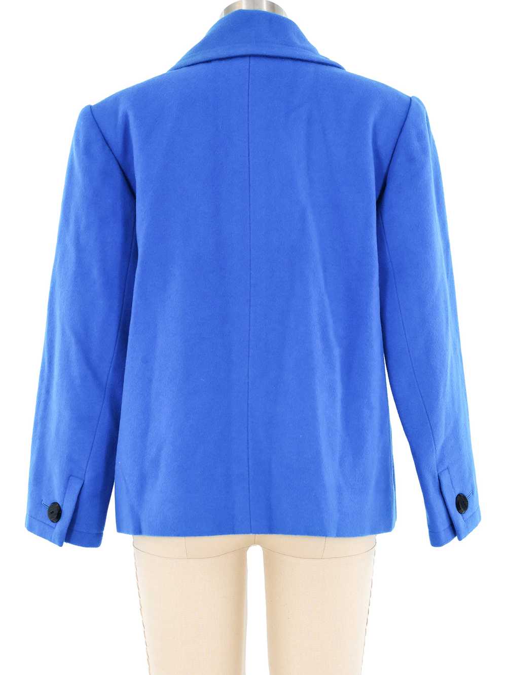 Yves Saint Laurent Wool Cropped Jacket - image 4