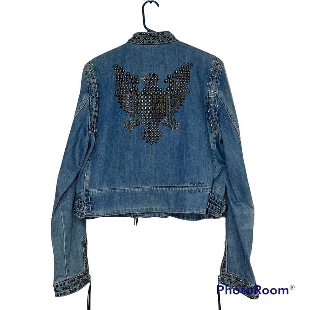 Other Double D Ranch Retro Denim Jacket Safety Pi… - image 3