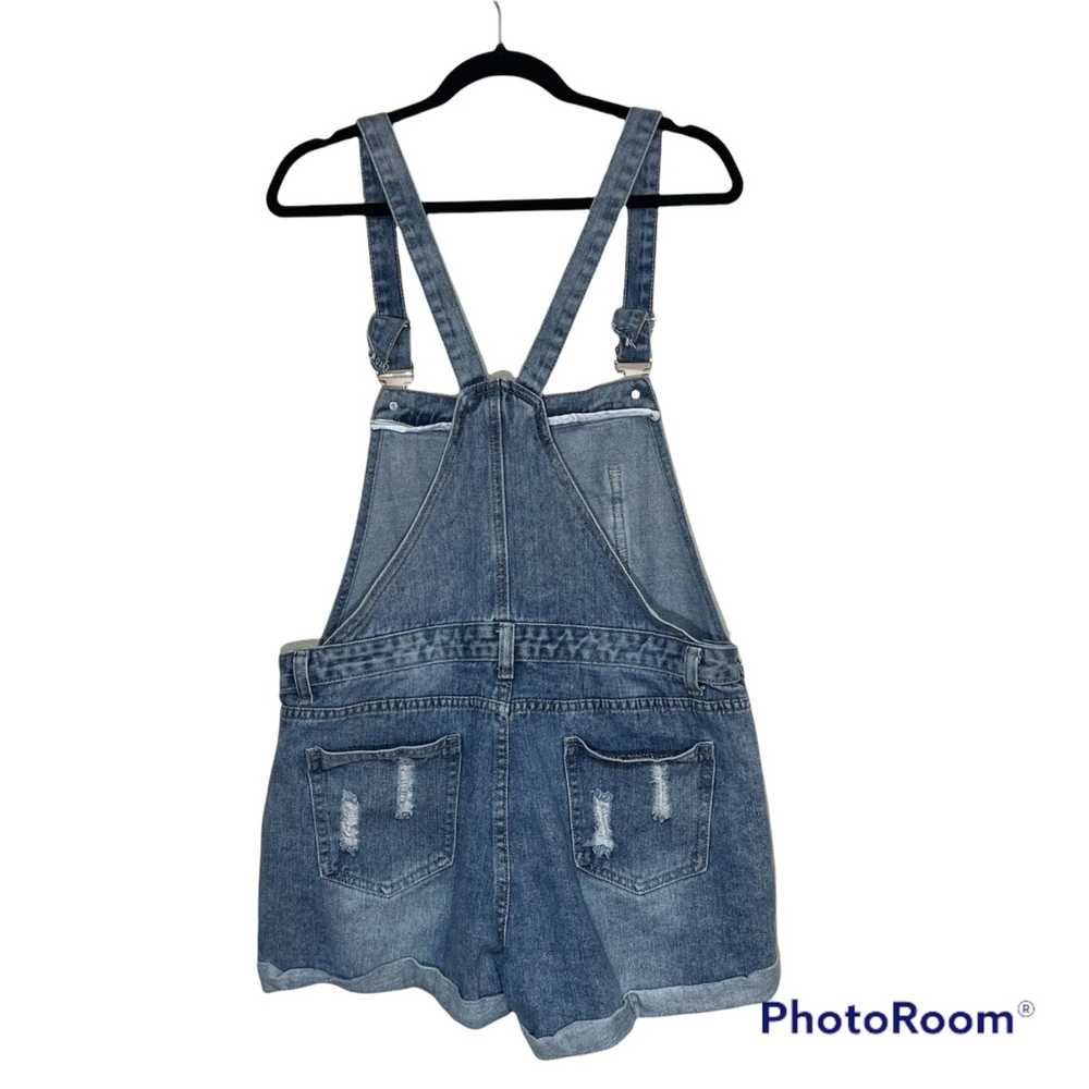 Fubu FUBU Jeans Collection ShortAlls/OverAlls Dis… - image 2