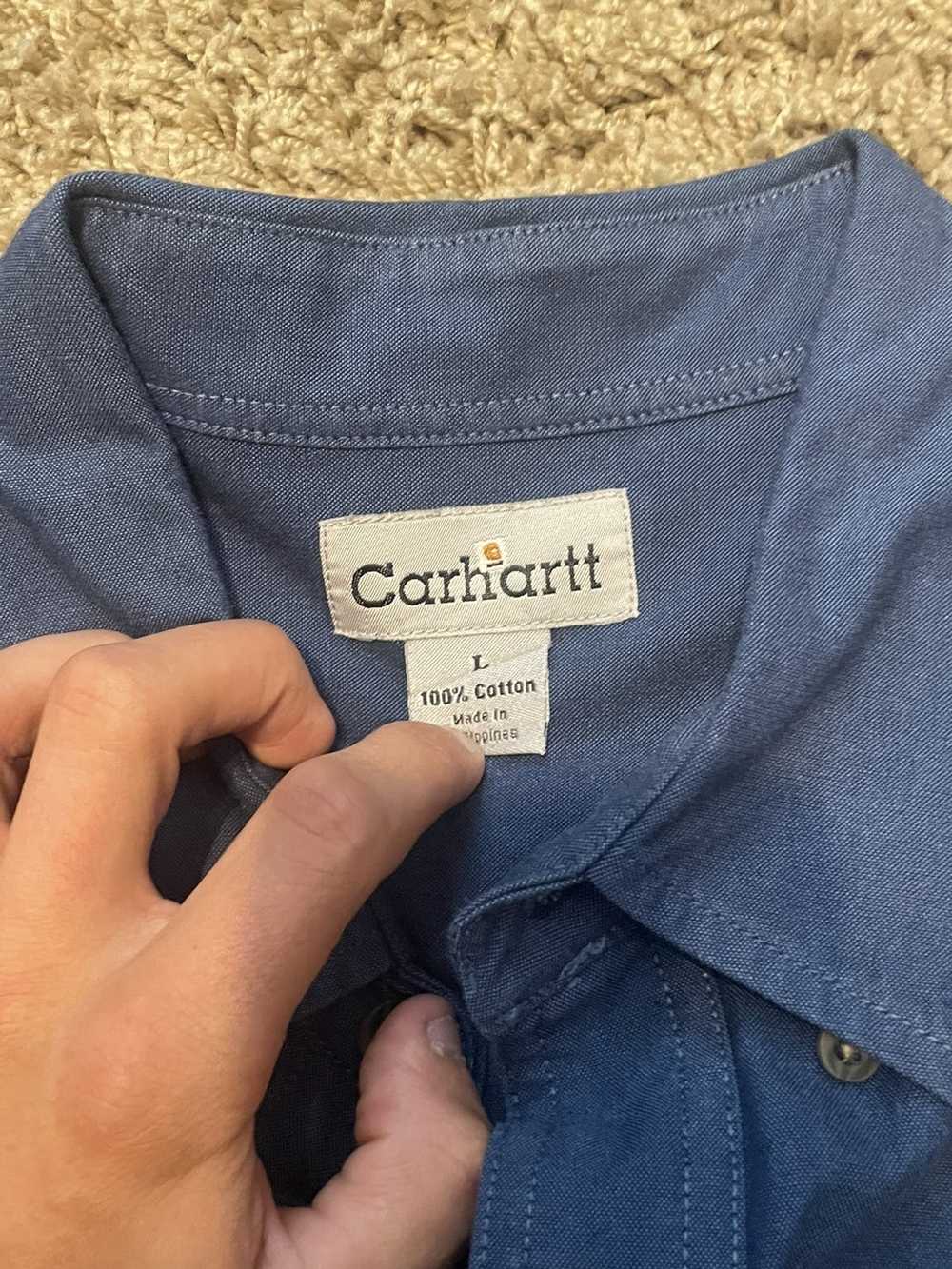 Carhartt × Vintage Vintage carharrt button up - image 3