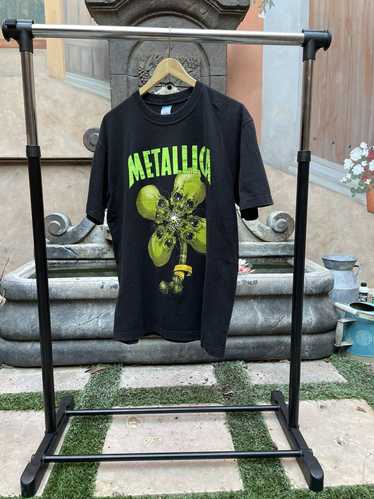 GIANT TAG METALLICA Vtg 90s 1996 Push Head Flamming Skull Hockey Jersey t  shirt