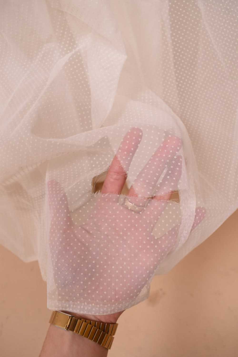 White 50s Princess Wedding Dress By Harry Keiser,… - image 11