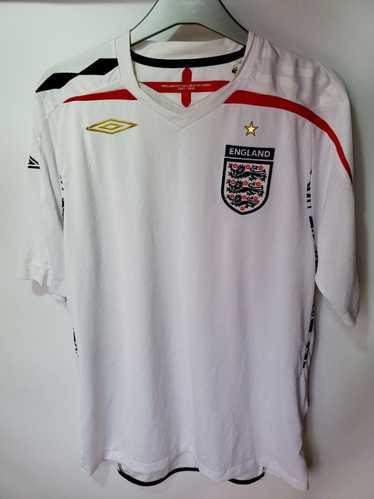 ENGLAND NATIONAL TEAM VINTAGE 1994 WORLD CUP UMBRO SOCCER JERSEY ADULT  MEDIUM – The Felt Fanatic