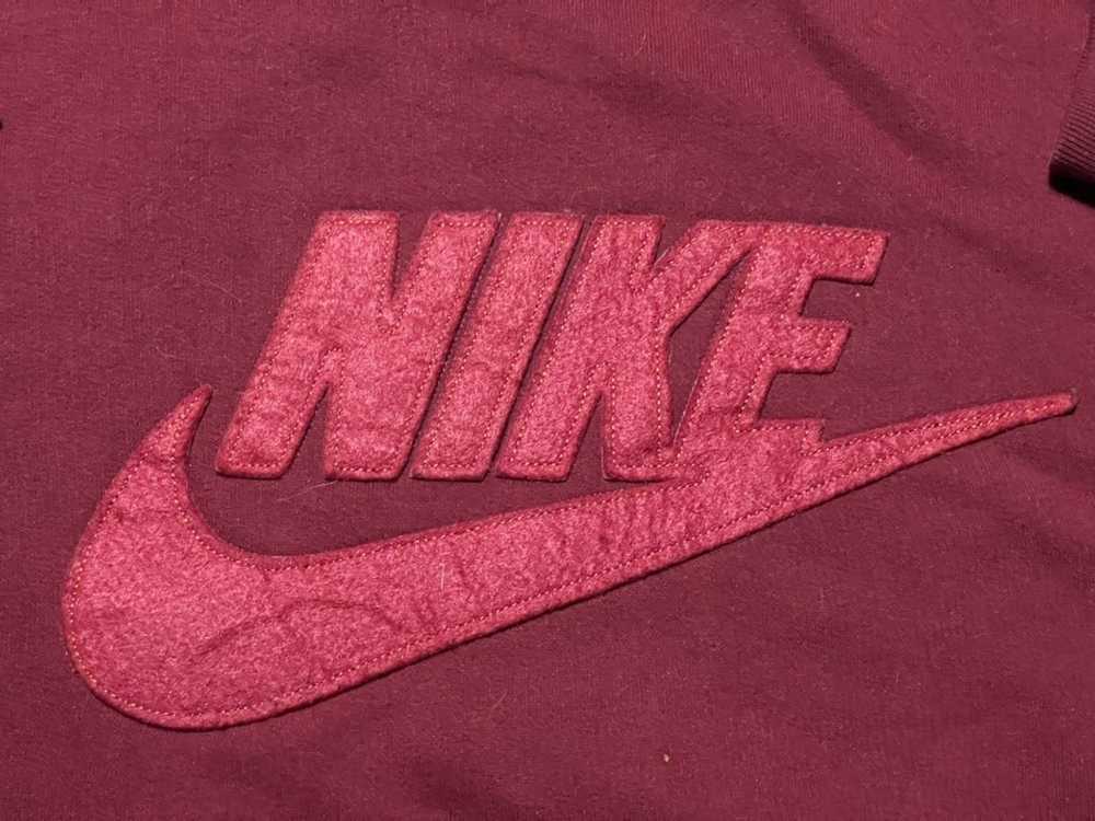 Nike × Vintage Vintage Nike Maroon Burgundy Spell… - image 2