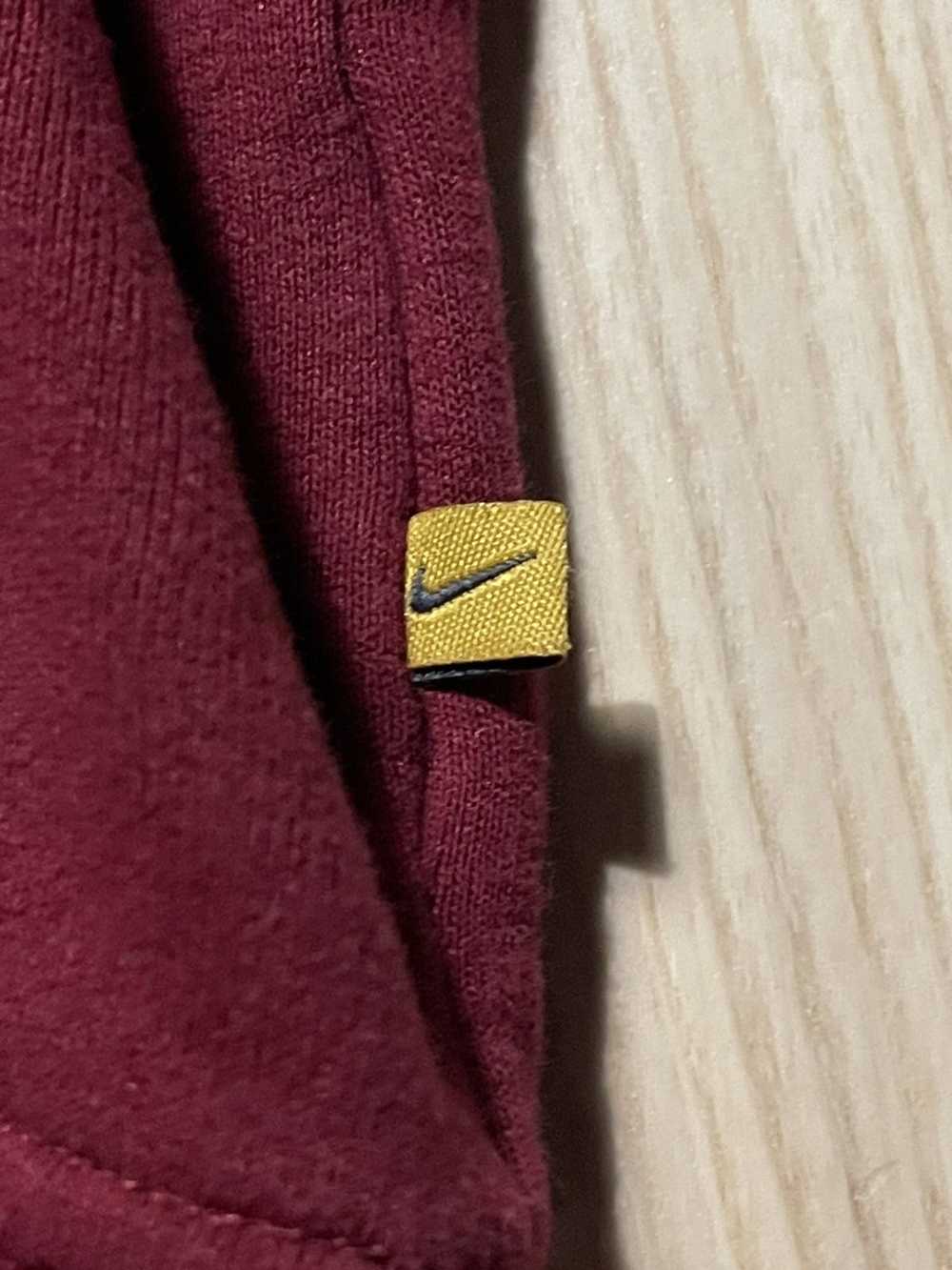 Nike × Vintage Vintage Nike Maroon Burgundy Spell… - image 3