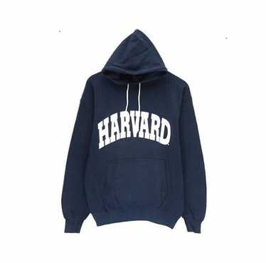 Harvard Vintage 90s Harvard Hoodie Big Logo Spell… - image 1