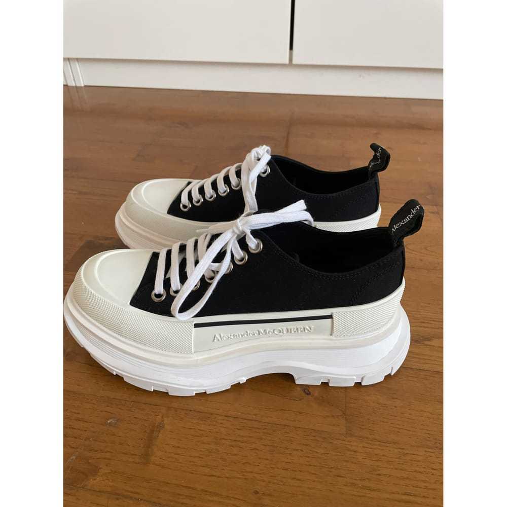 Alexander McQueen Oversize cloth trainers - image 4