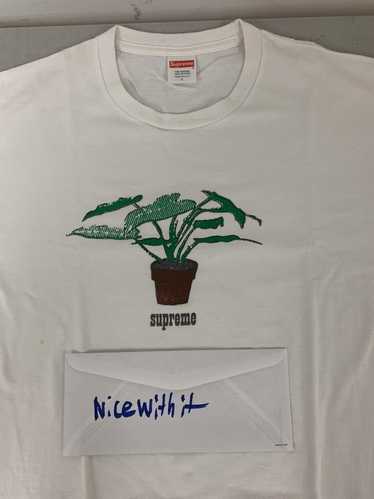 Supreme plant tee sales white