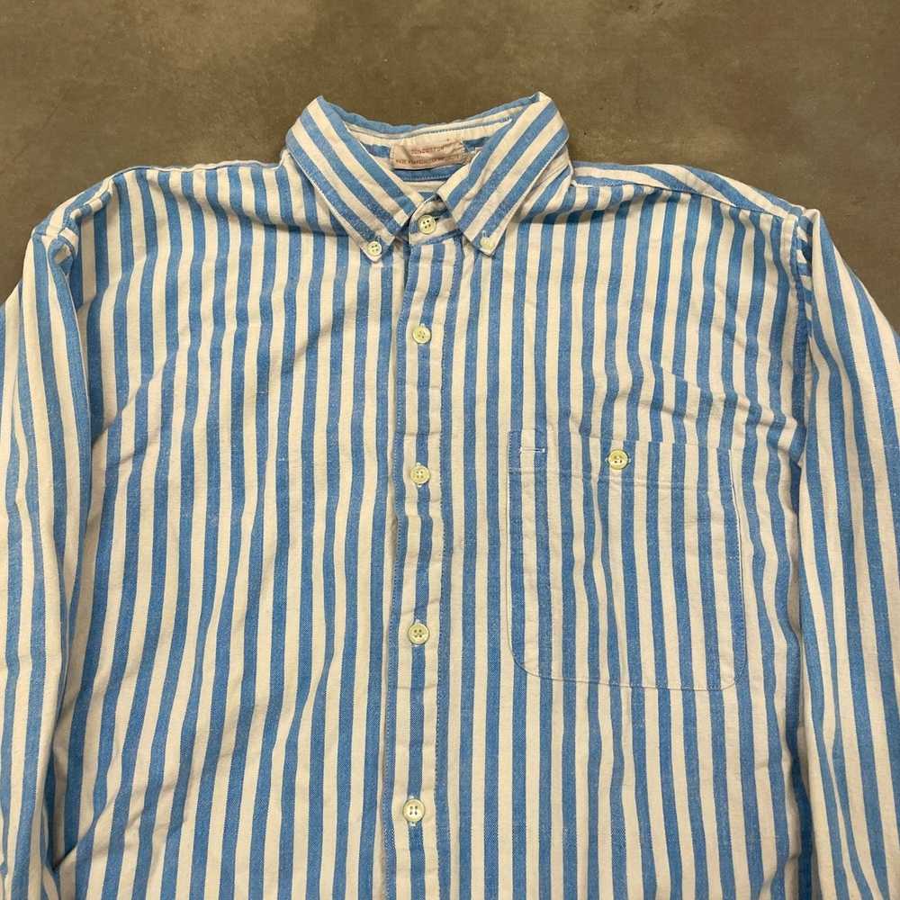 Vintage 70s VTG The Fox JC Penney Stripe Blue/White 1… - Gem