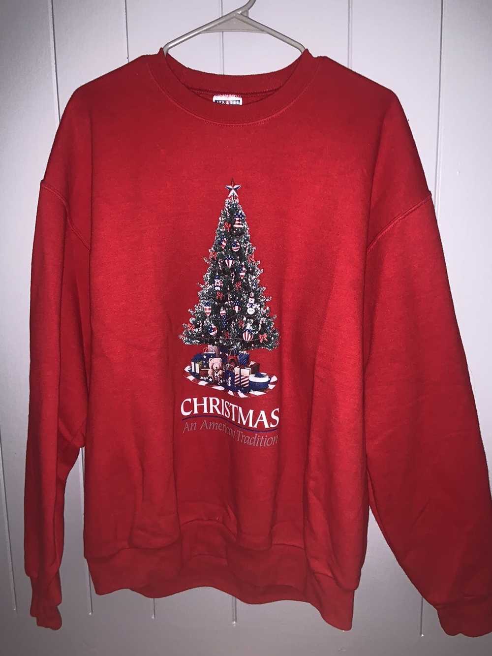 Jerzees Vintage 90s Christmas crewneck - image 1