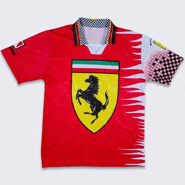 Ferrari × Soccer Jersey × Vintage Ferrari Vintage 