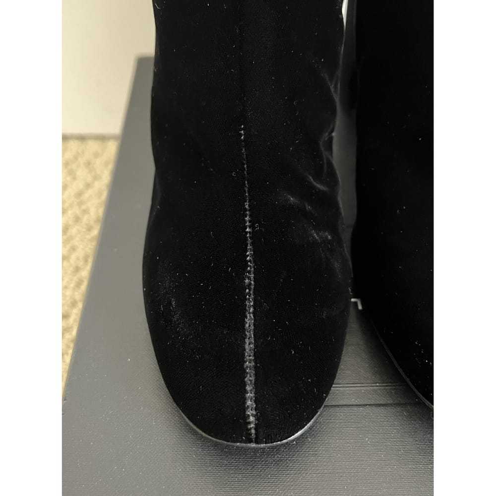 Saint Laurent Velvet ankle boots - image 10
