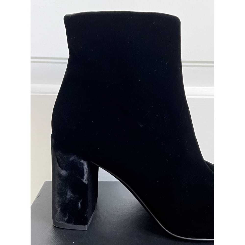 Saint Laurent Velvet ankle boots - image 11