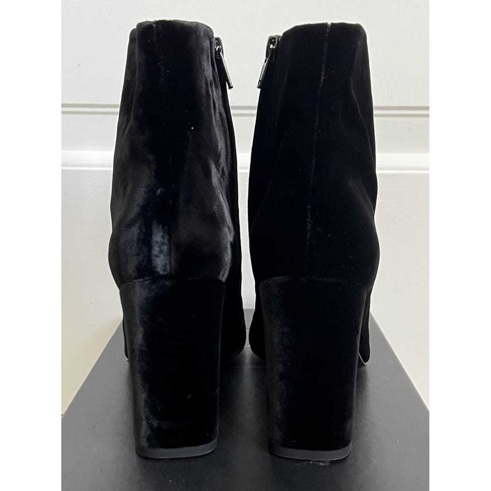Saint Laurent Velvet ankle boots - image 7