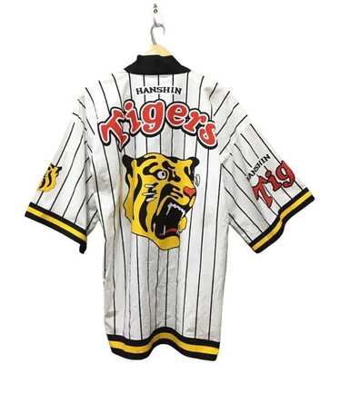 Vintage Hanshin Tigers Japan Baseball Jersey Medium Size 