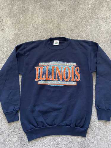 Tultex × Vintage Fighting Illini Founders Sweater - image 1