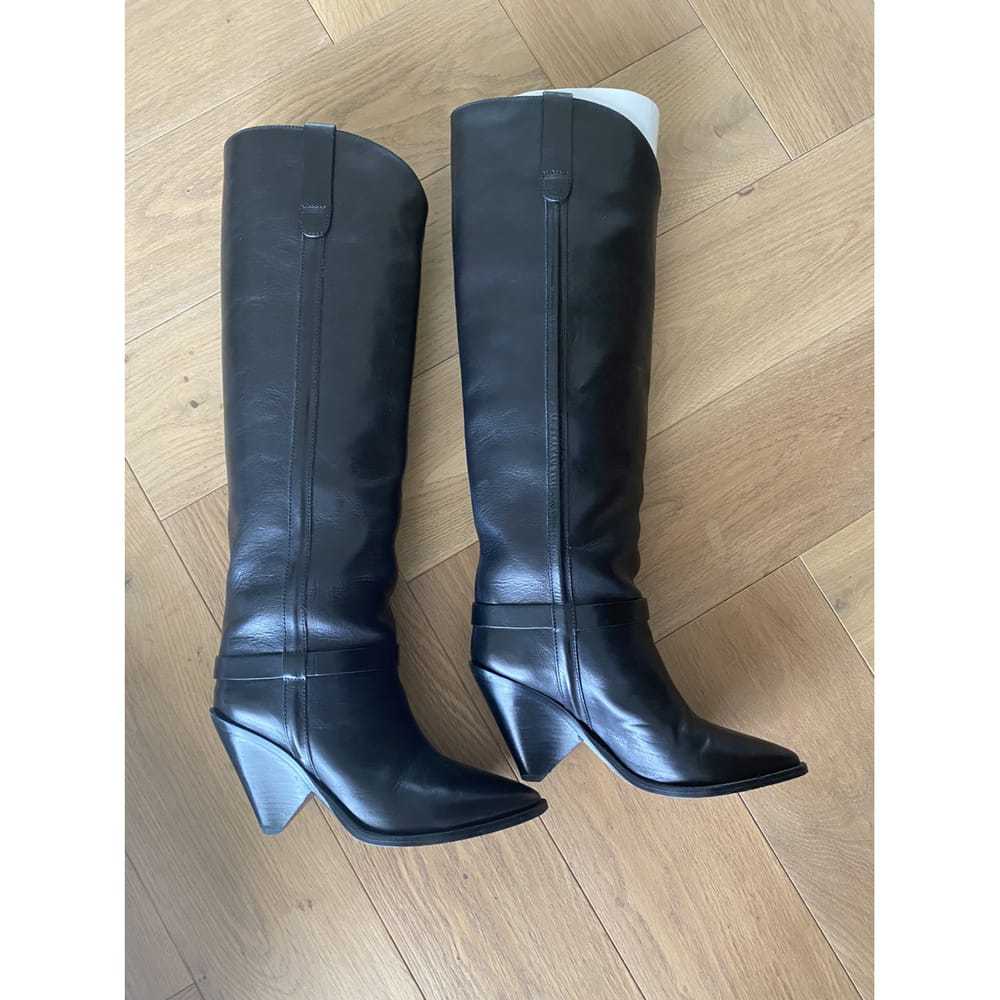 Isabel Marant Leather cowboy boots - image 4