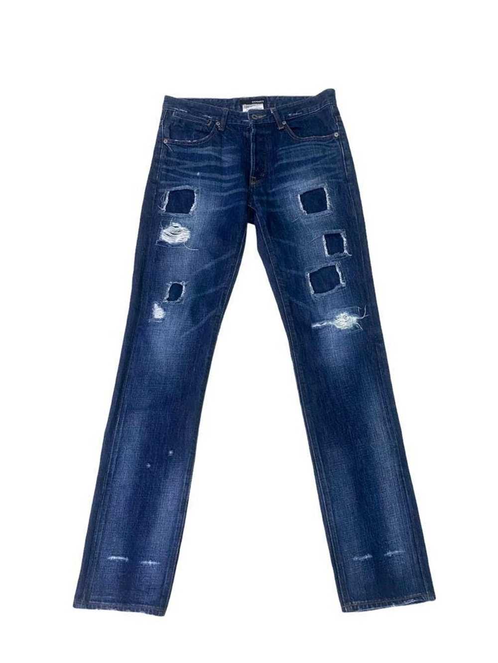 Katharine Hamnett London HAMNETT DISTRESSED DENIM… - image 2