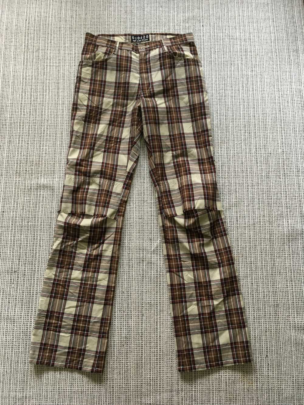 Japanese Brand 010920 The Nine Heads Double knee pant… - Gem