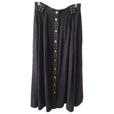 Ganni Linen maxi skirt - image 1