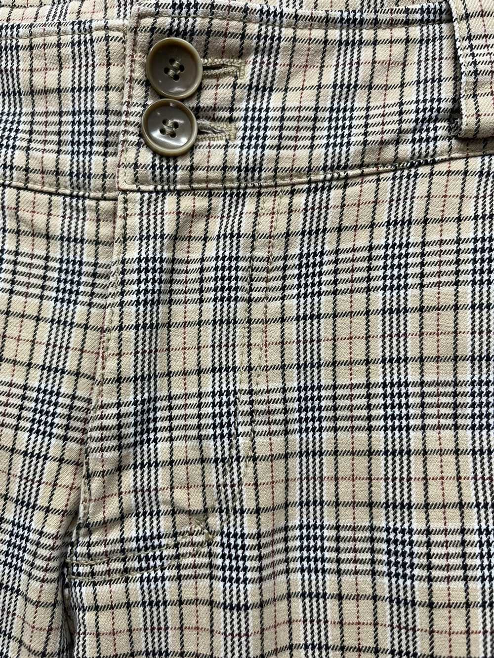 Japanese Brand Vintage Nova Check Stretch Cotton … - image 3