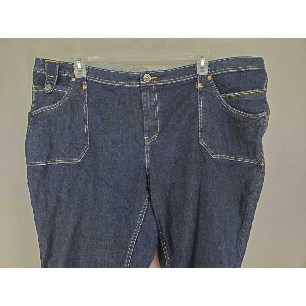 Other Venezia Capri Women's Plus Sz 26 Dark Wash … - image 3