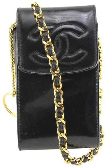 Chanel Mini Cc Logos Charm Gold Chain Pendant Necklace - Gem