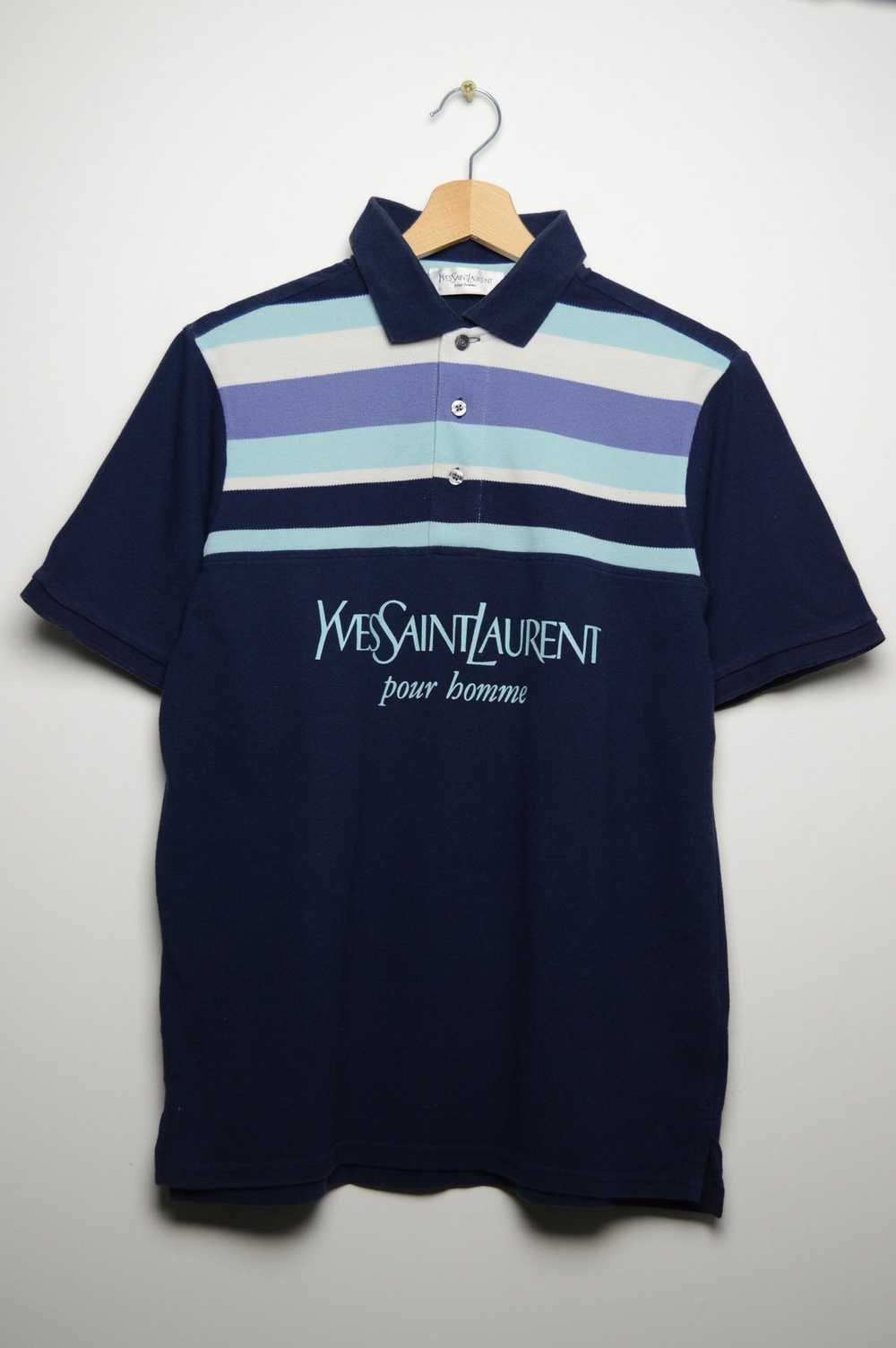 Yves Saint Laurent vintage spell out ysl polo - image 1