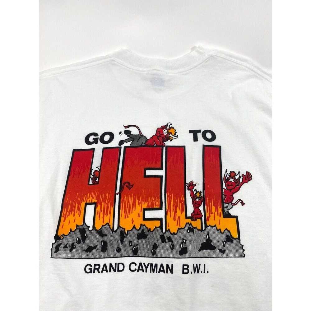 Vintage Vintage 90s Grand Cayman BWI Go To Hell W… - image 2