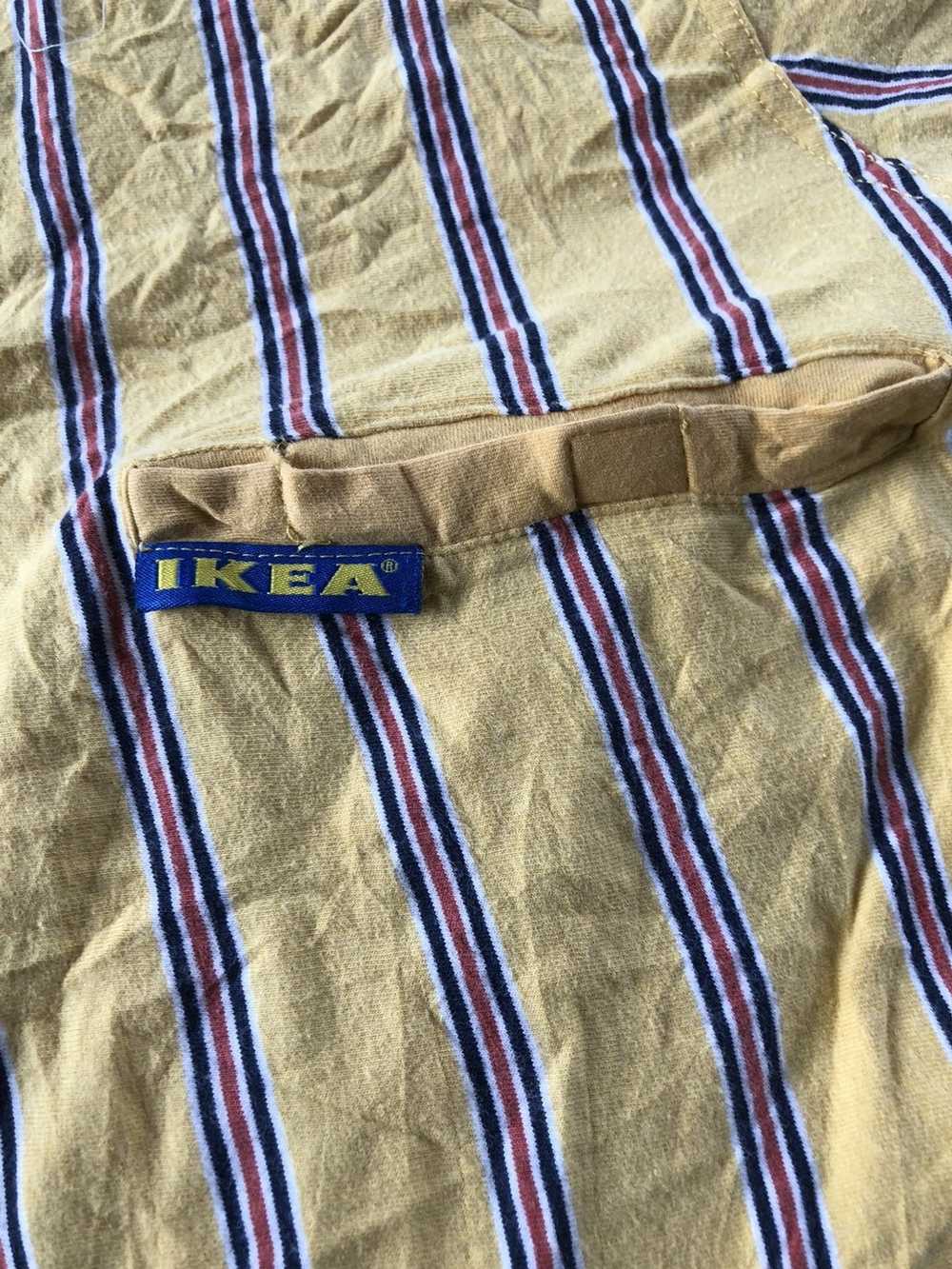 Ikea Vintage Ikea Stripe yellow design Polo tees - image 8