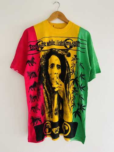 Band Tees × Vintage Vintage Bob Marley “ Excuse M… - image 1