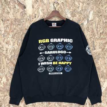 Vintage Vintage Sarulogo RGB Graphic Big Print Swe