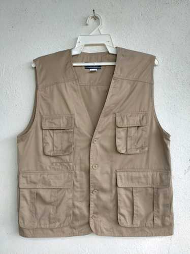 90s Streetwear Mens 2XL Faded Multipocket Tactical Fly Fishing Vest Green,  Vintage Fly Fishing Vest, 1990s Tactical Vest, Mens Vintage Vest 