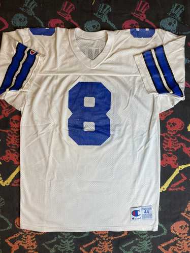 TROY AIKMAN DALLAS COWBOYS VINTAGE 1990'S RUSSELL ATHLETIC JERSEY ADUL -  Bucks County Baseball Co.