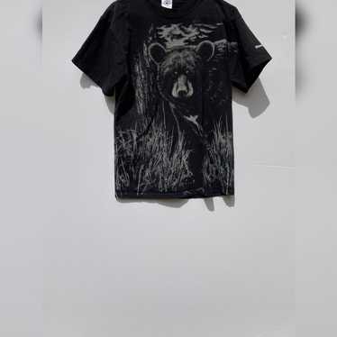 Trička New Era Heritage Bear Graphic Oversized T-Shirt Dark Yellow