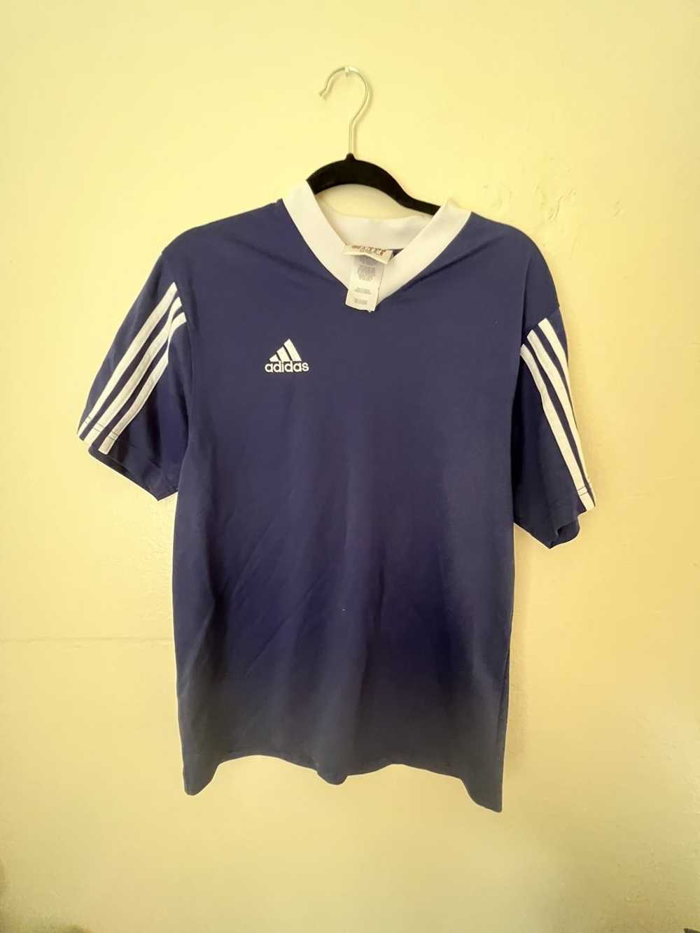 Adidas × Vintage Vtg adidas soccer jersey medium … - image 1