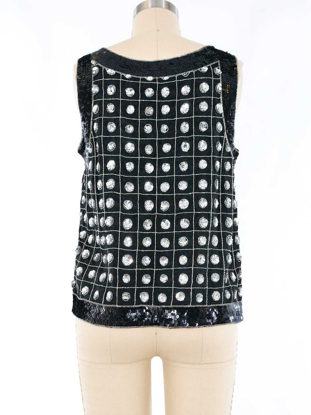 Bead and Sequin Embellished Tank - image 4