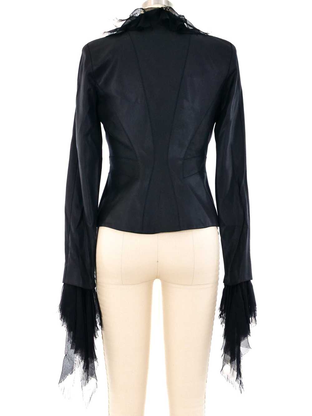 Gianni Versace Ruffle Trimmed Jacket - image 4