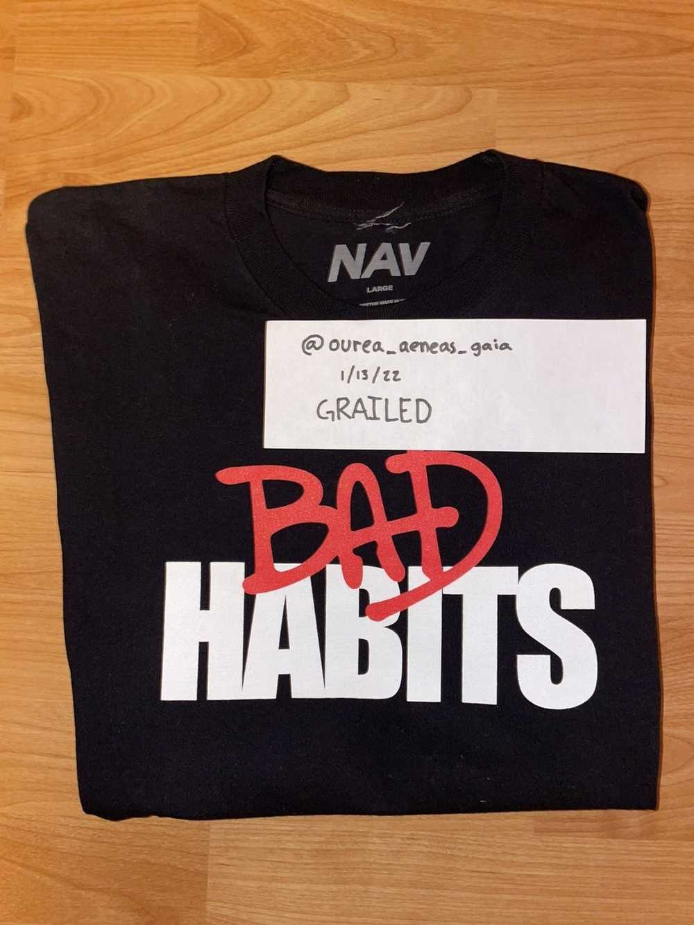 Vlone VLONE X NAV Bad Habits T-Shirt - image 1