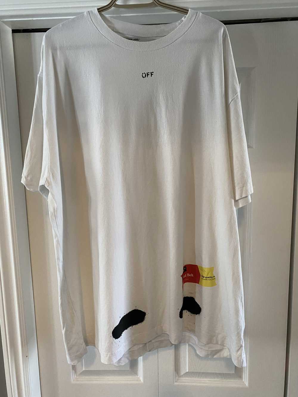 Off-White Off-White SSENSE White Incomplete Spray… - image 1