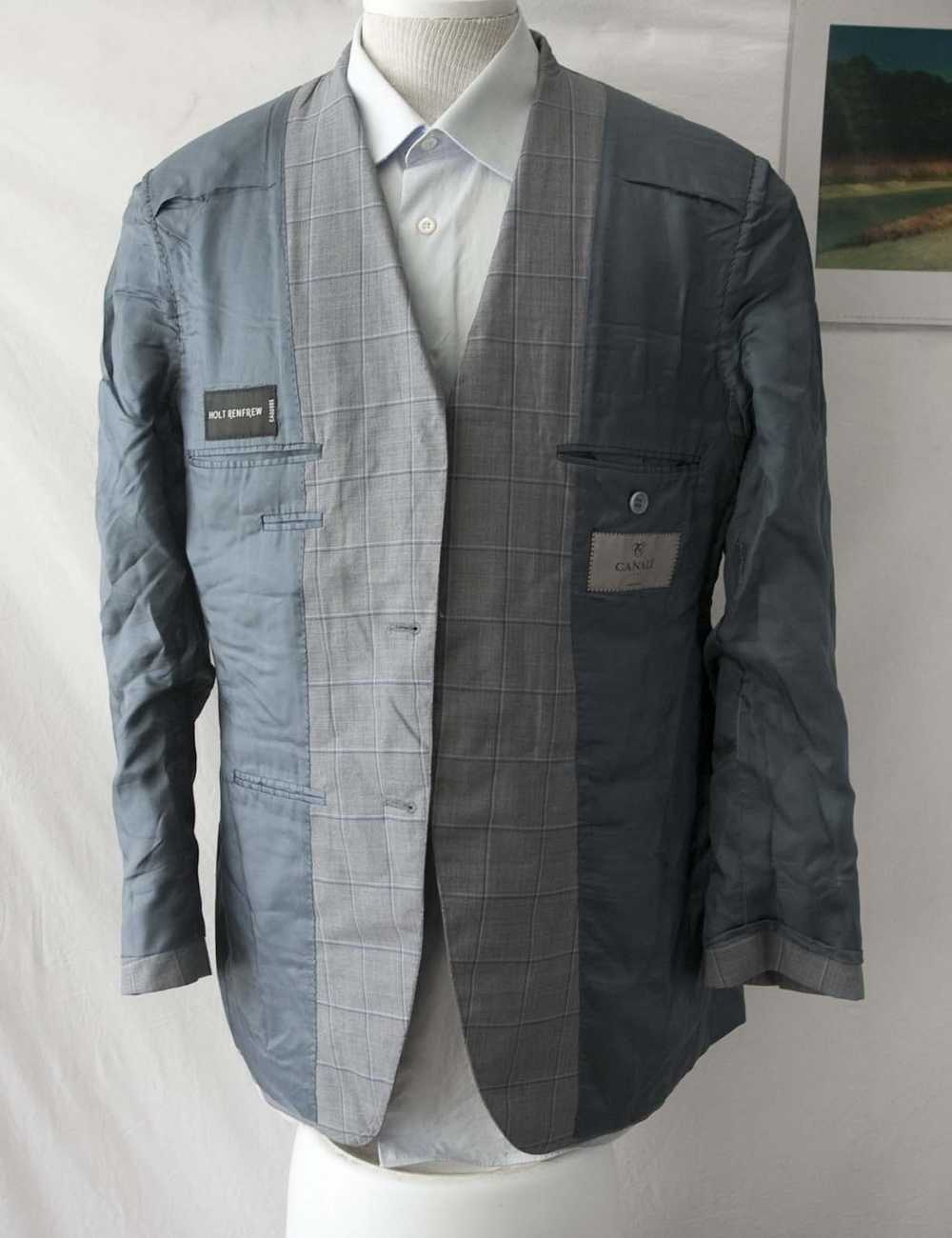 Canali Canali 1934 Wool Jacket Gray Made in Italy… - image 8