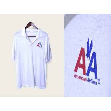 Vintage 80s American Airlines Polo shirt - image 1