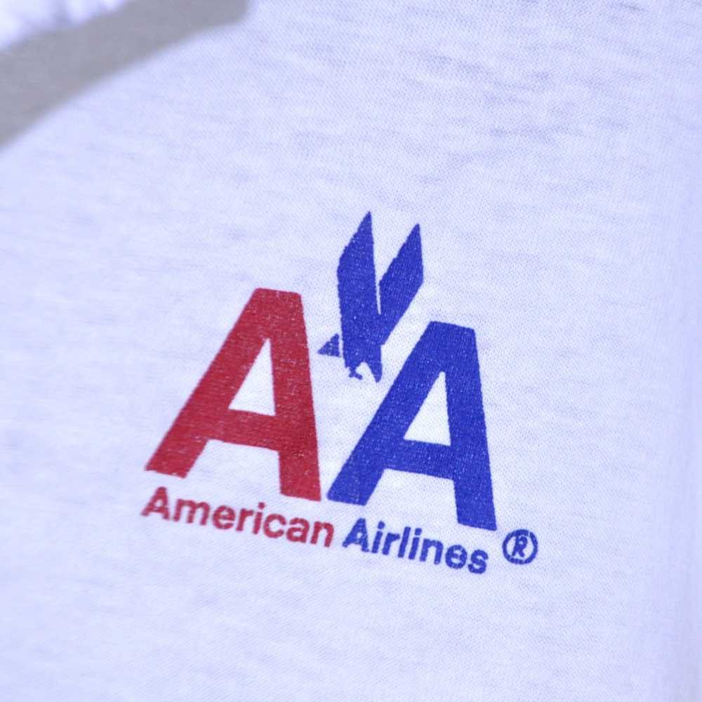 Vintage 80s American Airlines Polo shirt - image 8