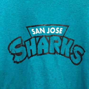 Gildan Gildan San Jose Sharks teal mens shirt siz… - image 1