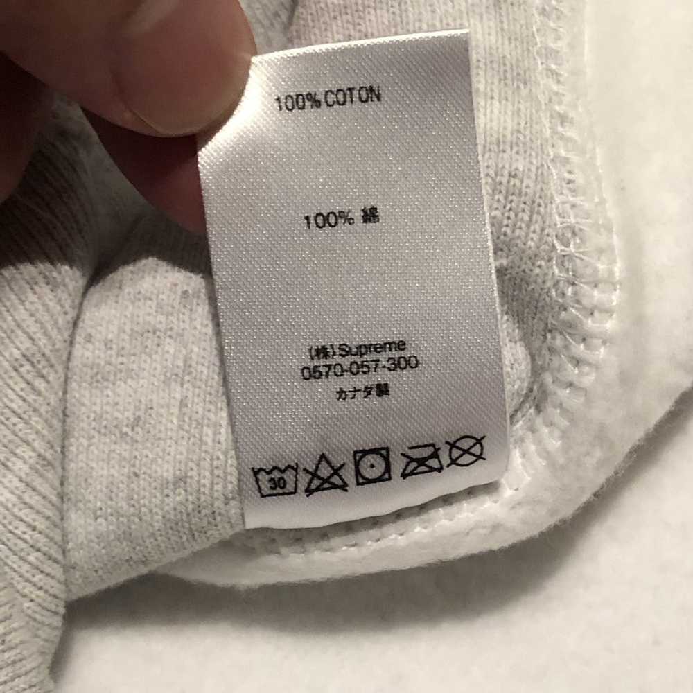 Supreme Supreme box logo crewneck fw18 ash grey - image 6