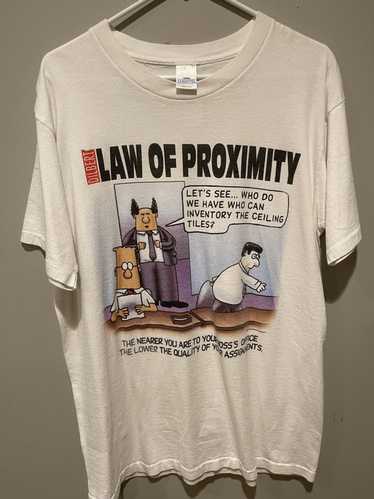 Vintage dilbert 90s comic tee