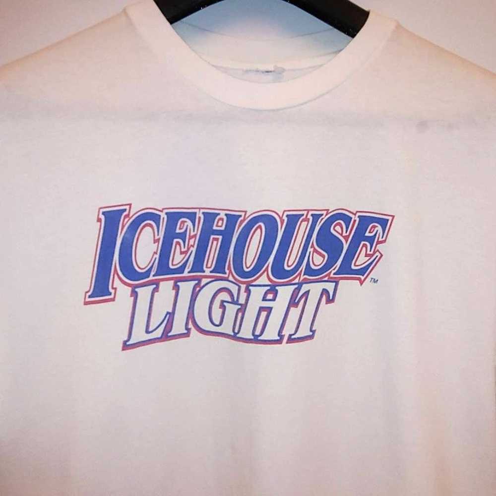 Vintage Large 90s IceHouse Light Protional Beer T… - image 3