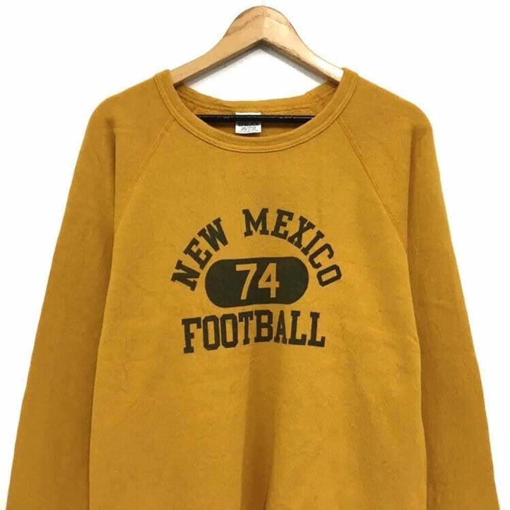 Vintage New Mexico Football Crewneck Sweatshirt B… - image 3